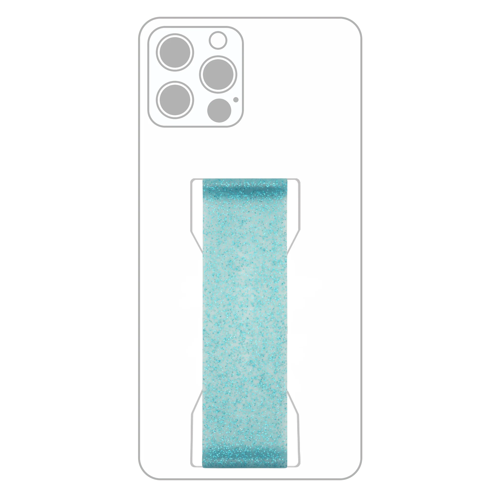 PRO Strap - Blue Topaz Glitter - Image 2